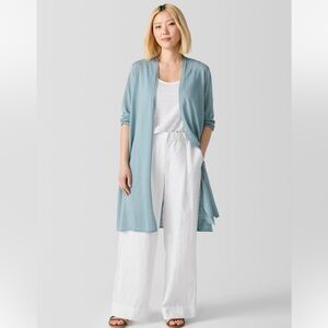 Organic Linen Cotton Long Cardigan